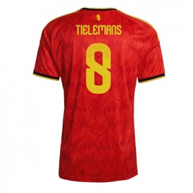 Belgien Youri Tielemans #8 Hemmakläder VM 2026 Kortärmad